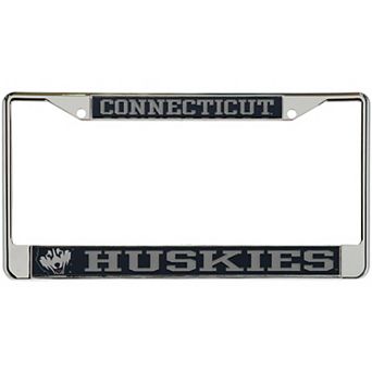 UConn Huskies Small Over Large Mega License Plate Frame