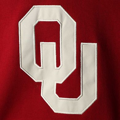 Men's Colosseum Crimson Oklahoma Sooners 2.0 Lace-Up Pullover Hoodie