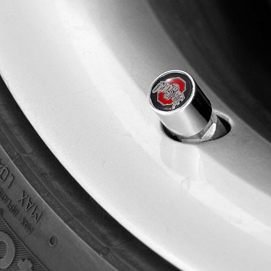 Ohio State Buckeyes College Cappers Tire Valve Stem Covers