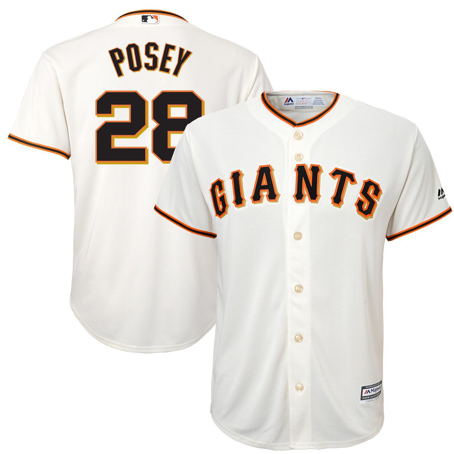 Youth Buster Posey Cream San Francisco 