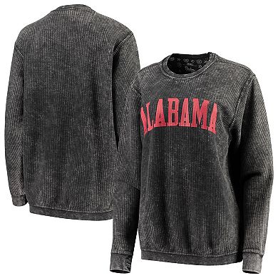 Women's Pressbox Black Alabama Crimson Tide Comfy Cord Vintage Wash ...