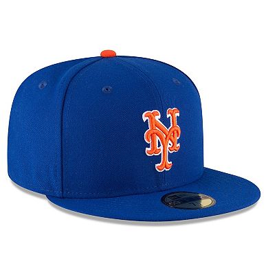 Men's New Era Royal/Orange New York Mets Authentic Collection On Field 59FIFTY Fitted Hat