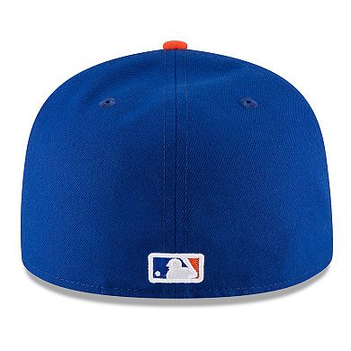 Men's New Era Royal/Orange New York Mets Authentic Collection On Field 59FIFTY Fitted Hat
