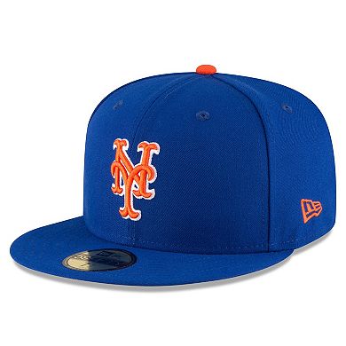 Men's New Era Royal/Orange New York Mets Authentic Collection On Field 59FIFTY Fitted Hat