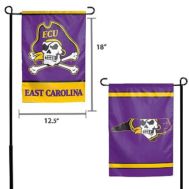 WinCraft East Carolina Pirates 12" x 18" Double-Sided Garden Flag