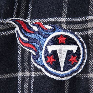 Men's Concepts Sport Navy Tennessee Titans Ultimate Plaid Flannel ...