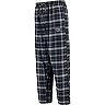 Men's Concepts Sport Navy Tennessee Titans Ultimate Plaid Flannel Pajama Pants