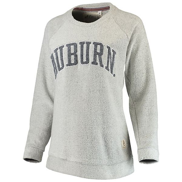 Women's Pressbox Gray Auburn Tigers Helena Comfy Sweatshirt