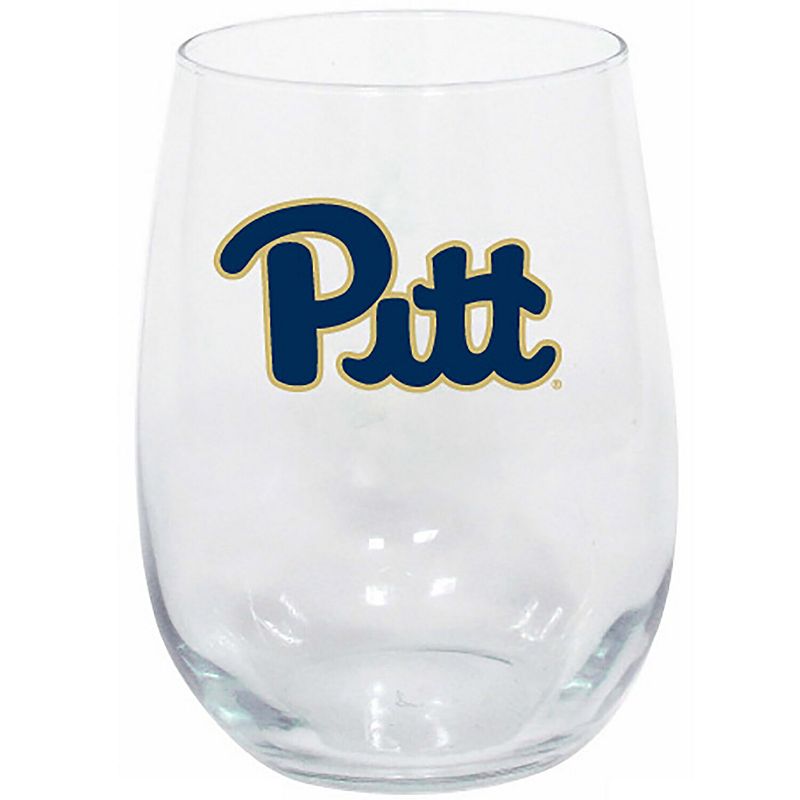 Pitt Panthers 15oz. Stemless Wine Glass, Multicolor