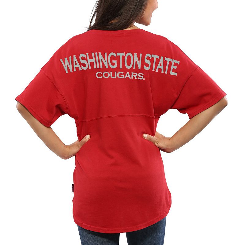 20940202 Womens Crimson Washington State Cougars Spirit Jer sku 20940202
