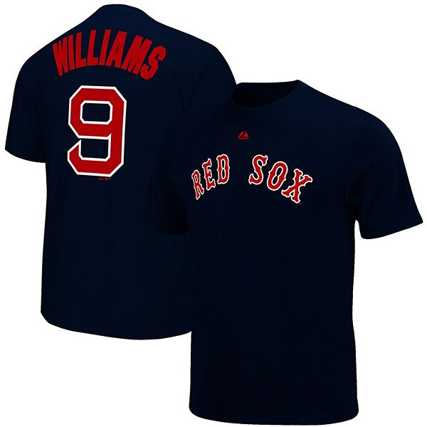 Men's Ted Williams Navy Boston Red Sox Big & Tall Cooperstown Name & Number  T-Shirt
