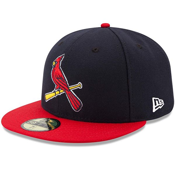 Men's New Era Navy/Red St. Louis Cardinals Alternate 2 Authentic