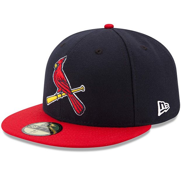 Men's New Era Navy/Red St. Louis Cardinals Alternate 2 Authentic Collection  On-Field 59FIFTY Fitted