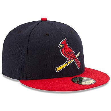 Men's New Era Navy/Red St. Louis Cardinals Alternate 2 Authentic Collection On-Field 59FIFTY Fitted Hat