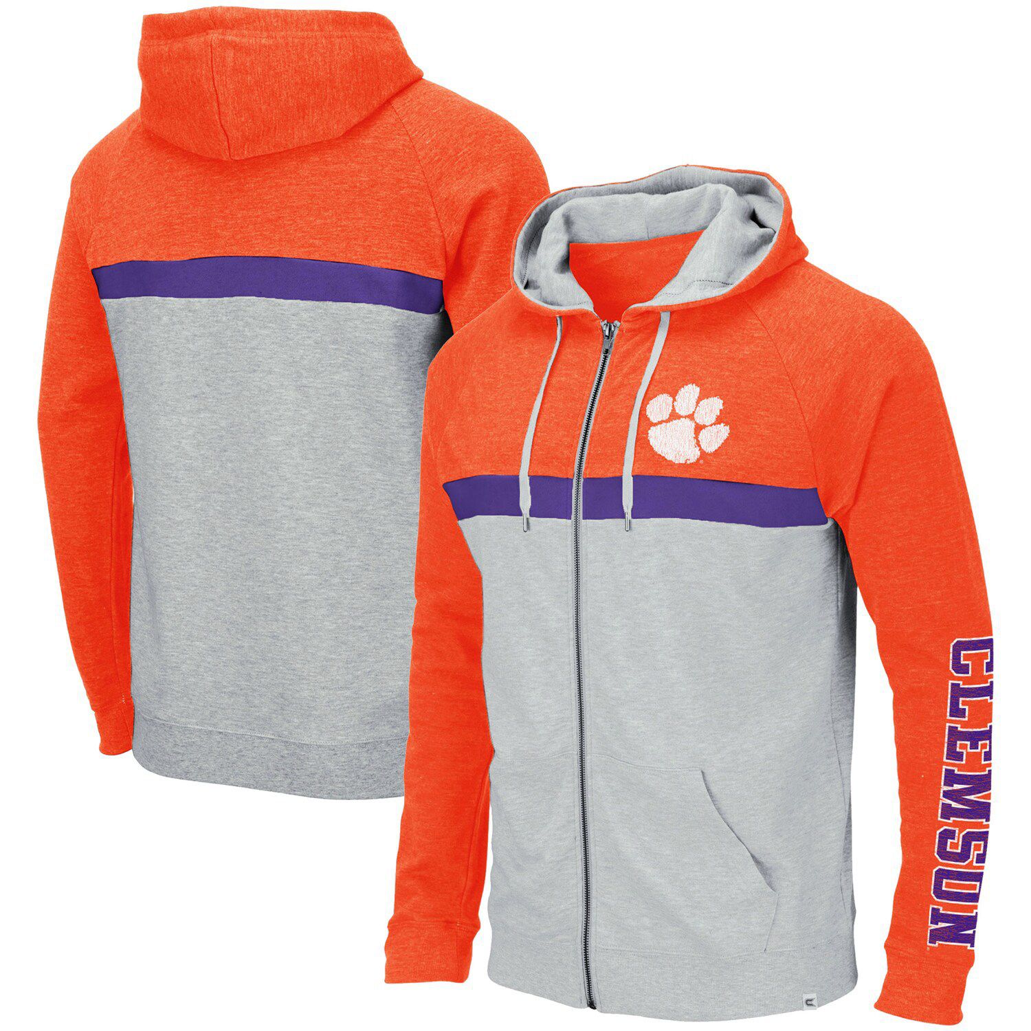 clemson zip up jacket