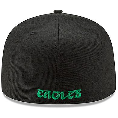 NWE EAG BLACK CLASSIC NFL OMAHA 59FIFTY HATMENFIT