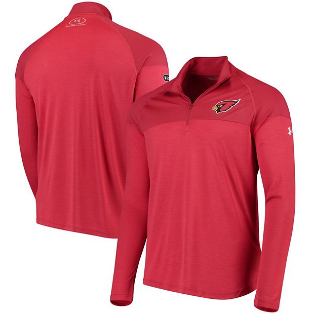 Men's Under Armour Cardinal Arizona Cardinals Combine Authentic Novelty  Tech Quarter-Zip Pullover Jacket