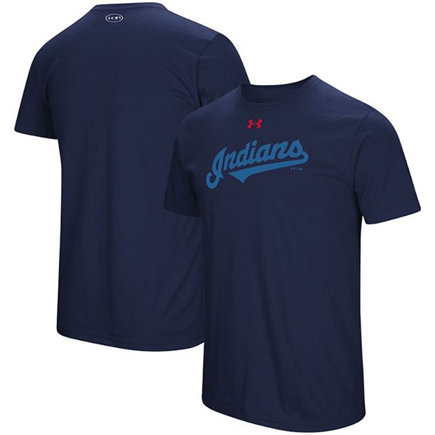 Nike Women's Cleveland Indians Tri-Blend 3/4-Sleeve T-Shirt