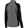 Women's Gray/Black Arizona State Sun Devils Finalist Quarter-Zip Pullover Jacket