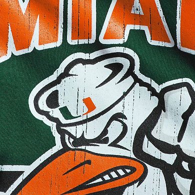 Youth Champion Green Miami Hurricanes Strong Mascot T-Shirt
