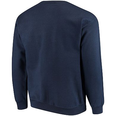 Men's Stitches Navy New York Yankees Pullover Crew Sweatshirt