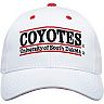 Men's The Game White South Dakota Coyotes Classic Bar Structured Adjustable Hat