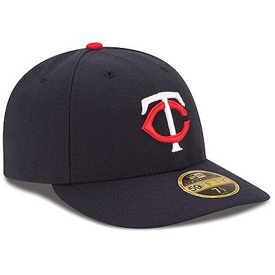 Men's New Era Navy Minnesota Twins Authentic Collection On Field Low Profile Home 59FIFTY Fitted Hat