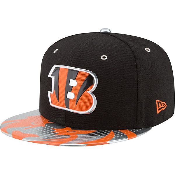 Cincinnati Bengals Vintage New Era Flat Bill Snapback Hat