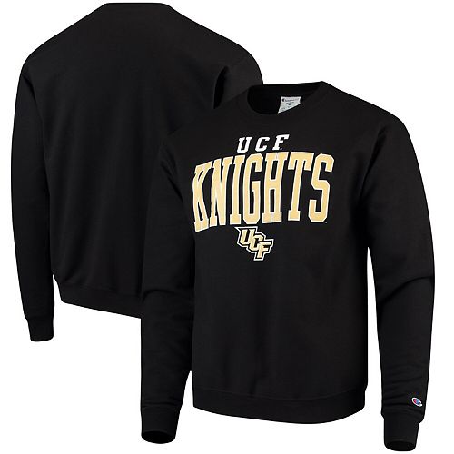 Men's Champion Black UCF Knights Eco Powerblend Expansion Pullover