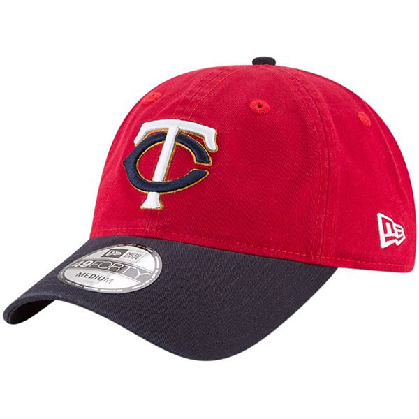 Men's New Era Red Minnesota Twins Core Fit Replica 49FORTY Fitted Hat