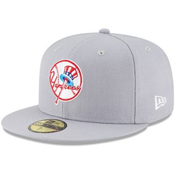 Men's New Era Gray New York Yankees Cooperstown Collection Wool 59FIFTY Fitted Hat