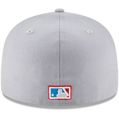 Men's New Era Gray New York Yankees Cooperstown Collection Wool 59FIFTY ...