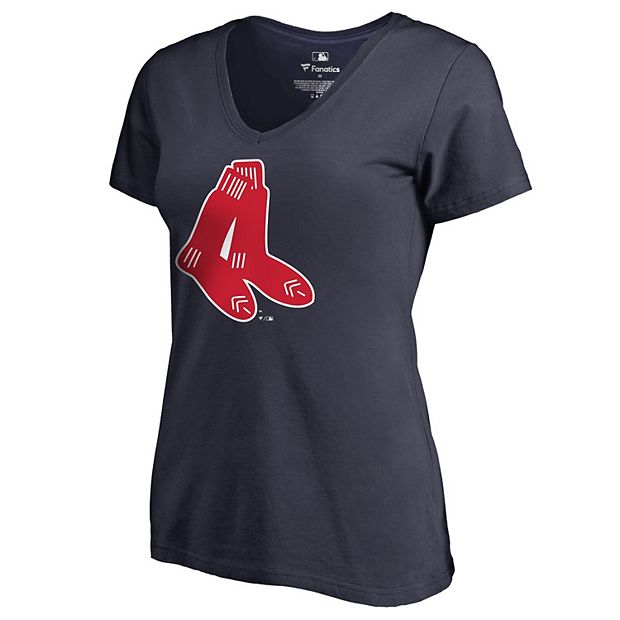 Boston Red Sox Fanatics Branded Official Logo T-Shirt - Navy