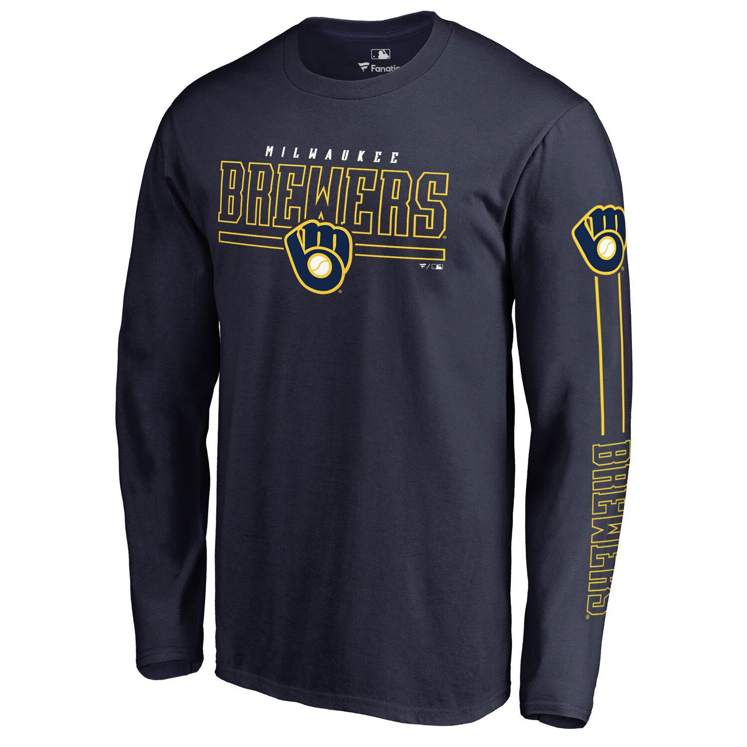 brewers long sleeve t shirt