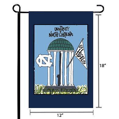 North Carolina Tar Heels 12" x 18" Double-Sided Garden Flag