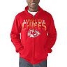 Men's G-III Sports by Carl Banks Red Kansas City Chiefs Perfect Season Full-Zip Hoodie