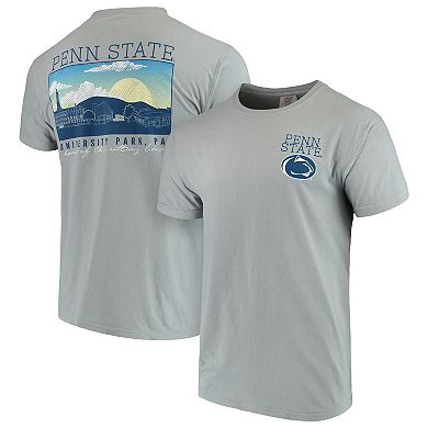 Men's Gray Penn State Nittany Lions Comfort Colors Campus Scenery T-Shirt