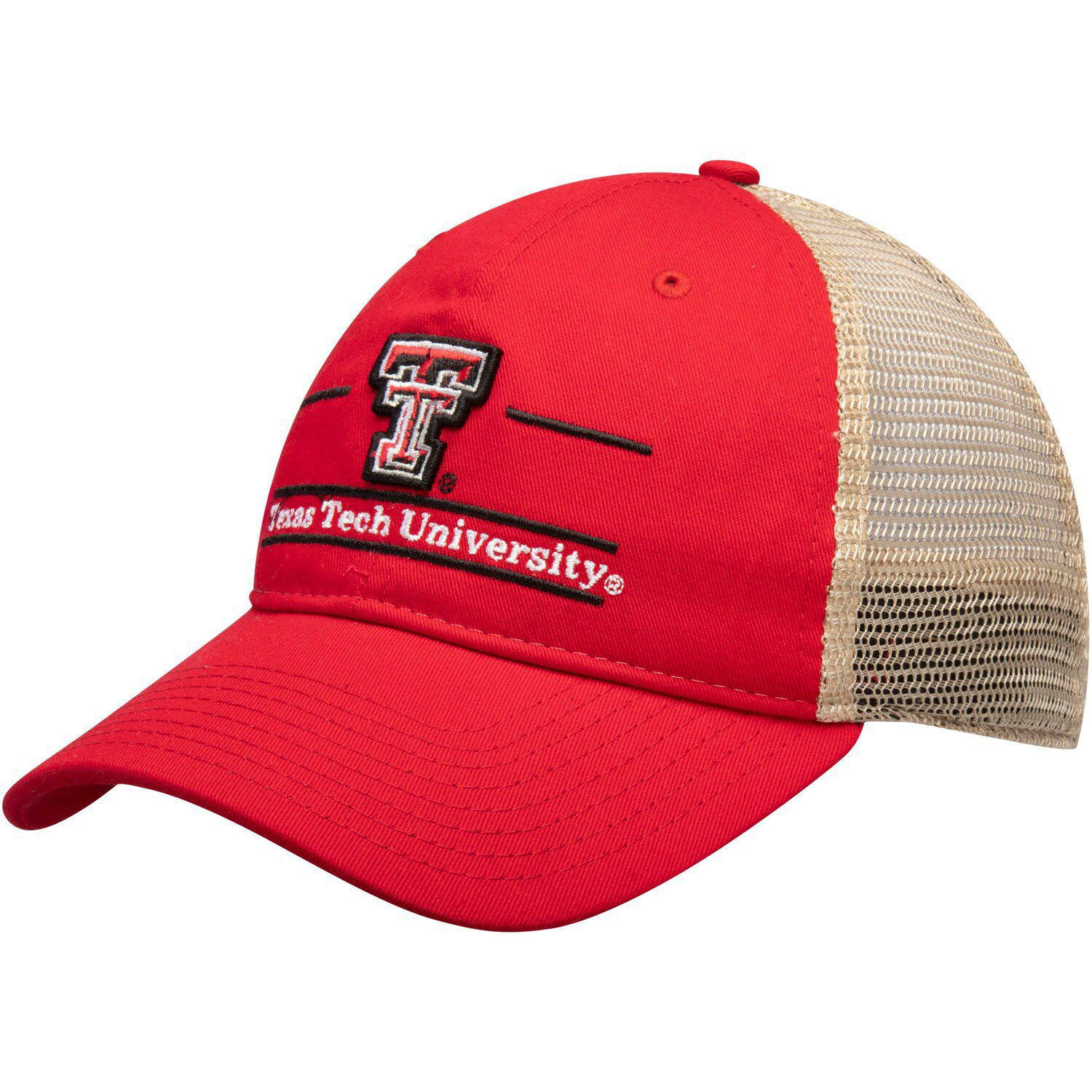 Image for Unbranded Men's The Game Red Texas Tech Red Raiders Split Bar Trucker Adjustable Hat at Kohl's.