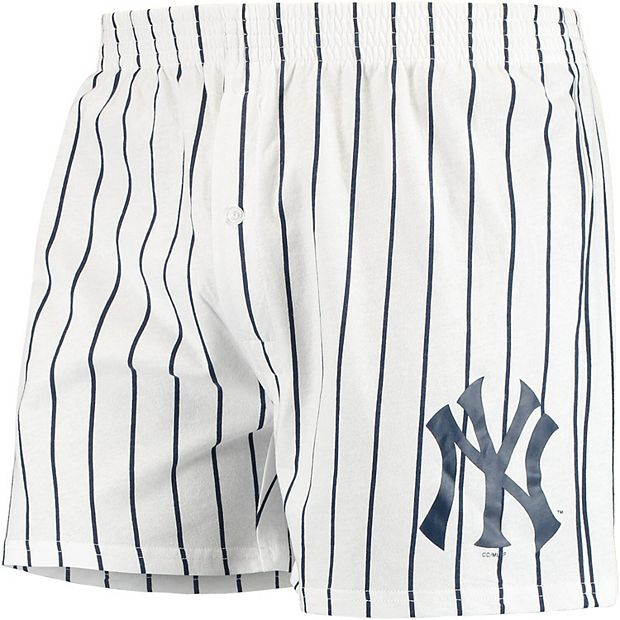New York Yankees Concepts Sport Women's Vigor Pinstripe Sleep Pant - White, Size: Medium