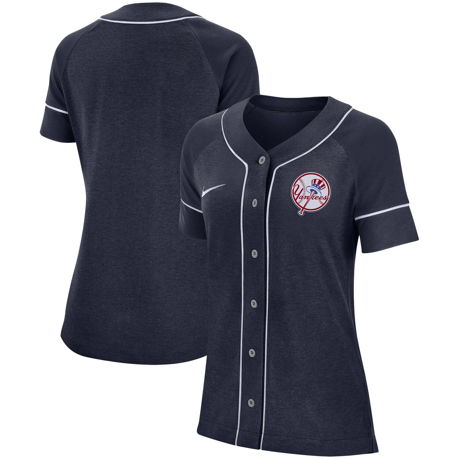 button up baseball jersey womens