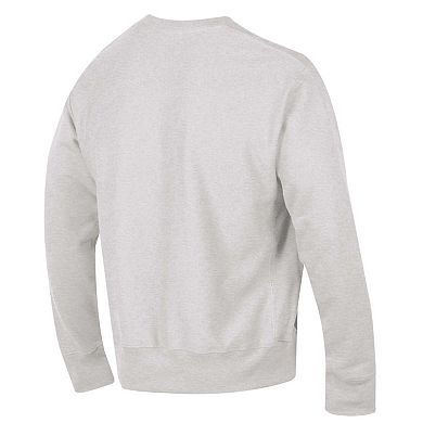 Men's Champion Gray Auburn Tigers Arch Over Logo Reverse Weave Pullover Sweatshirt