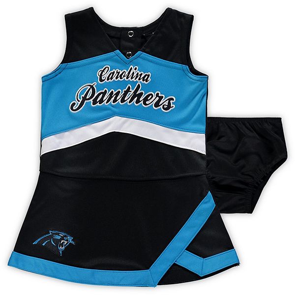 Carolina Panthers Girls Youth 2-Piece Cheerleader Set - Blue