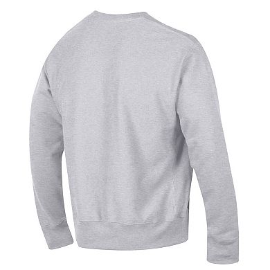 Men's Champion Gray Georgetown Hoyas Arch Over Logo Reverse Weave Pullover Sweatshirt