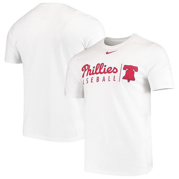 Men's Philadelphia Phillies Nike White MLB Practice T-Shirt