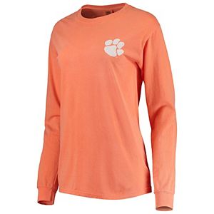 Women S Orange Clemson Tigers Oversized Comfort Colors University