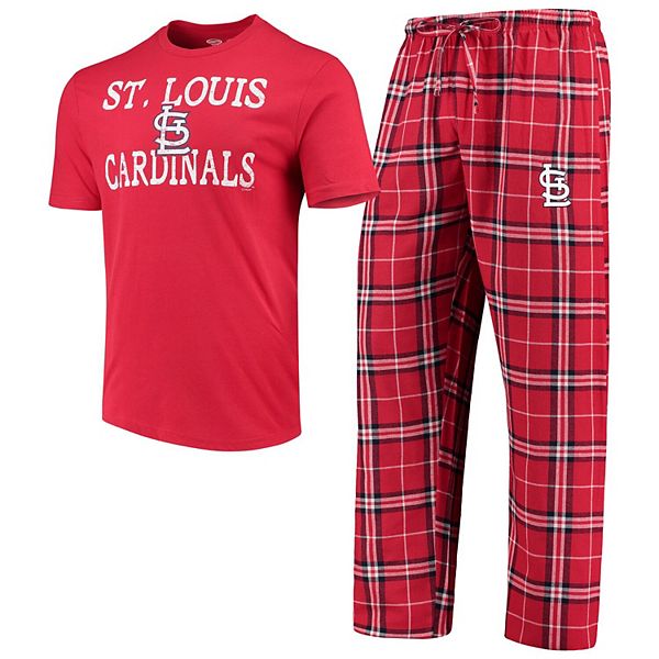 Men's Concepts Sport Red St. Louis Cardinals Duo Pants & Top Set