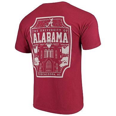Men's Crimson Alabama Crimson Tide Comfort Colors Campus Icon T-Shirt