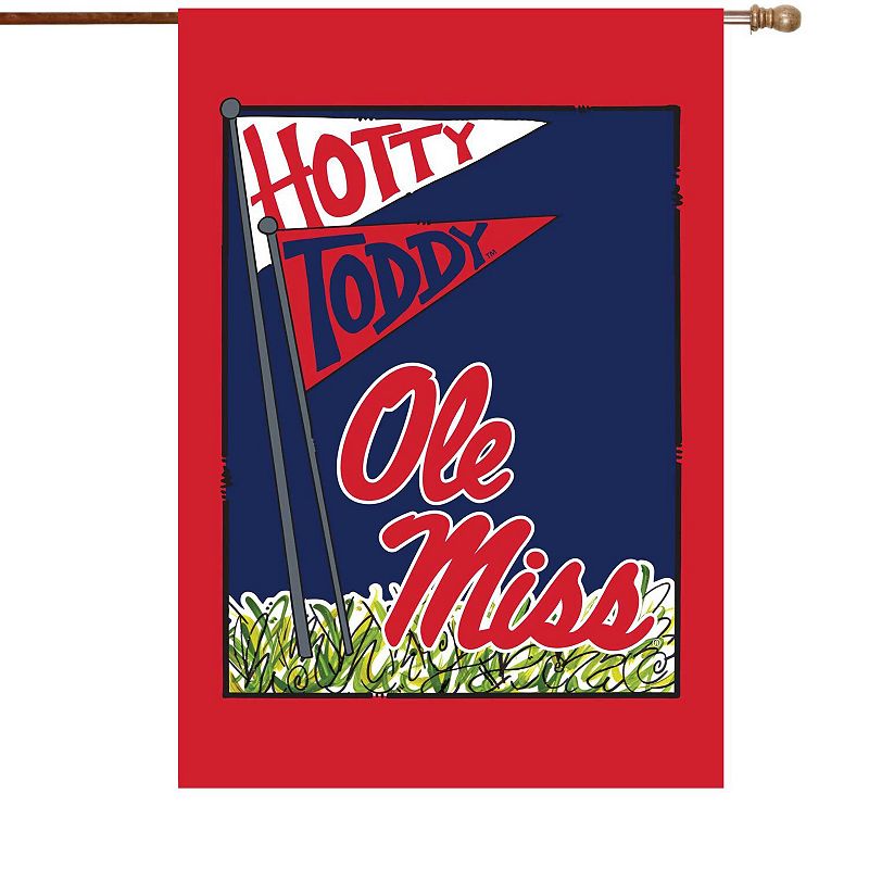Ole Miss Rebels 28 x 40 Double-Sided House Flag, Multicolor