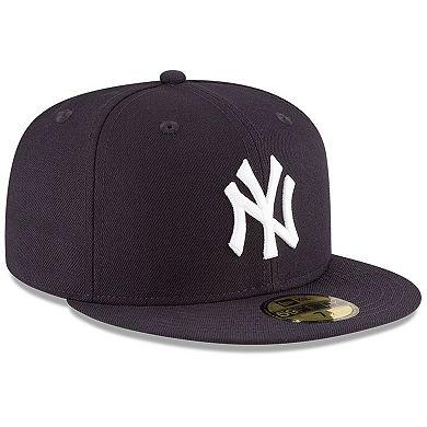 Men's New Era Navy New York Yankees World Series Wool Team 59FIFTY Fitted Hat