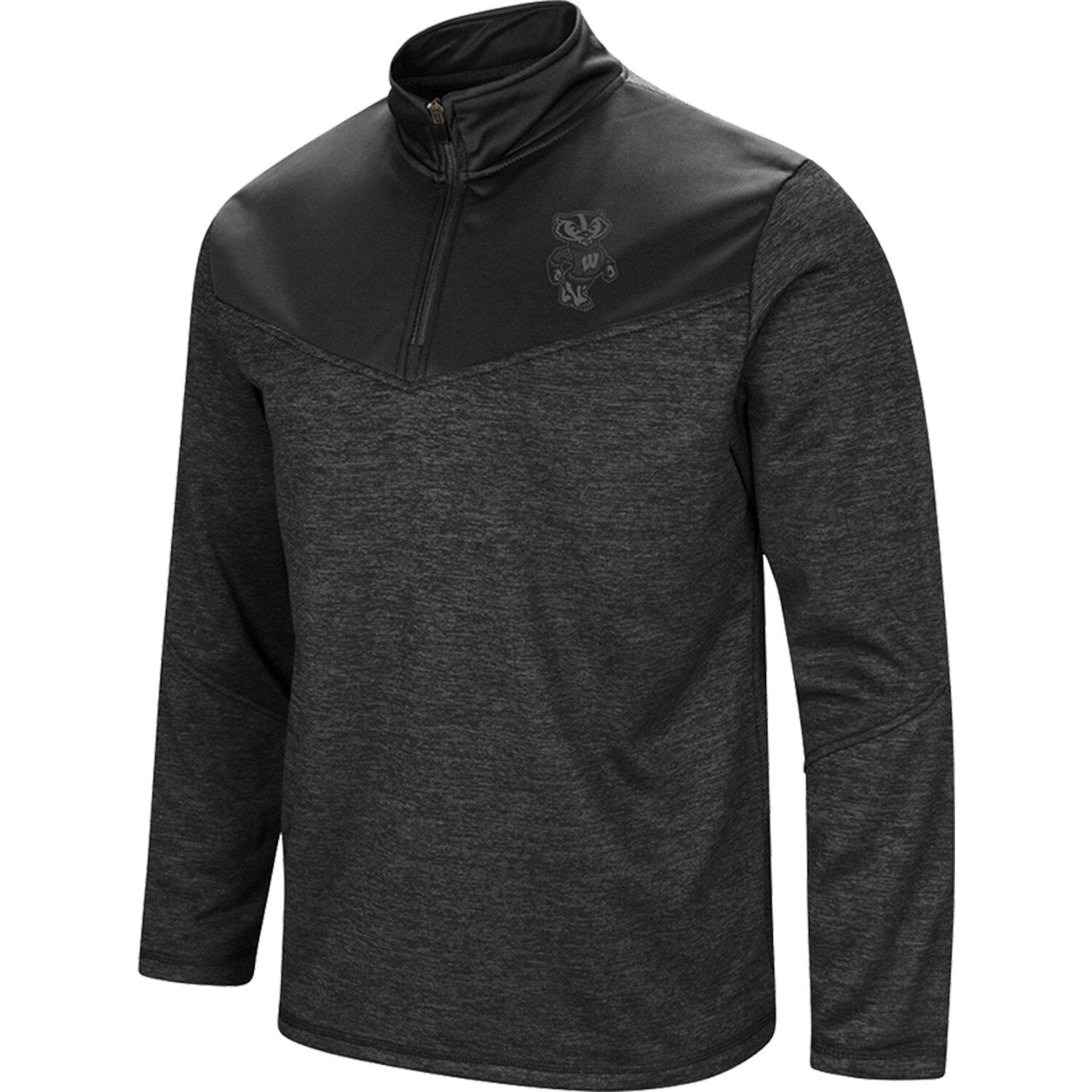 black quarter zip sweatshirt